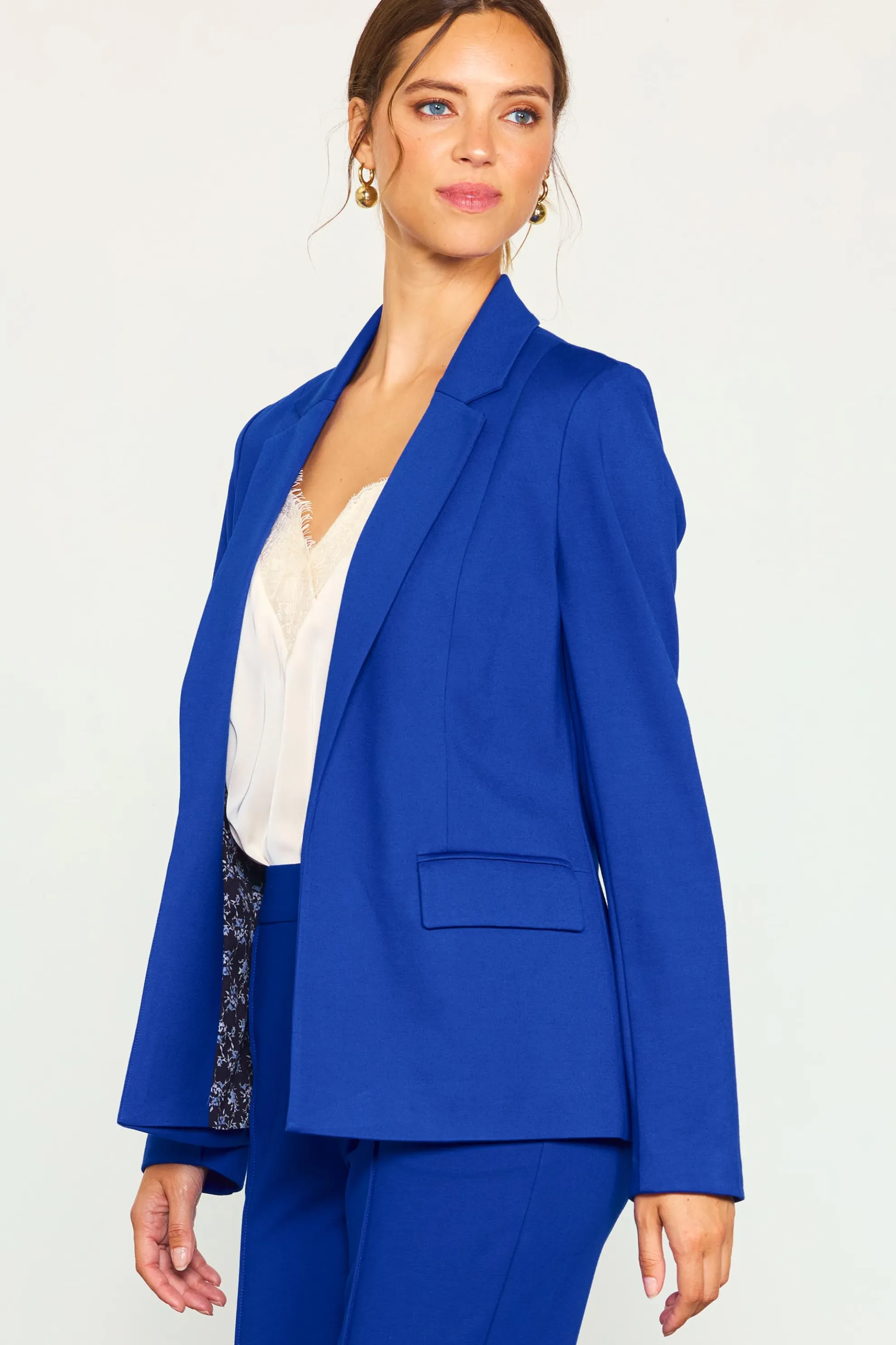 Knit Tailored Blazer